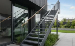 Outdoor Steel Stairs